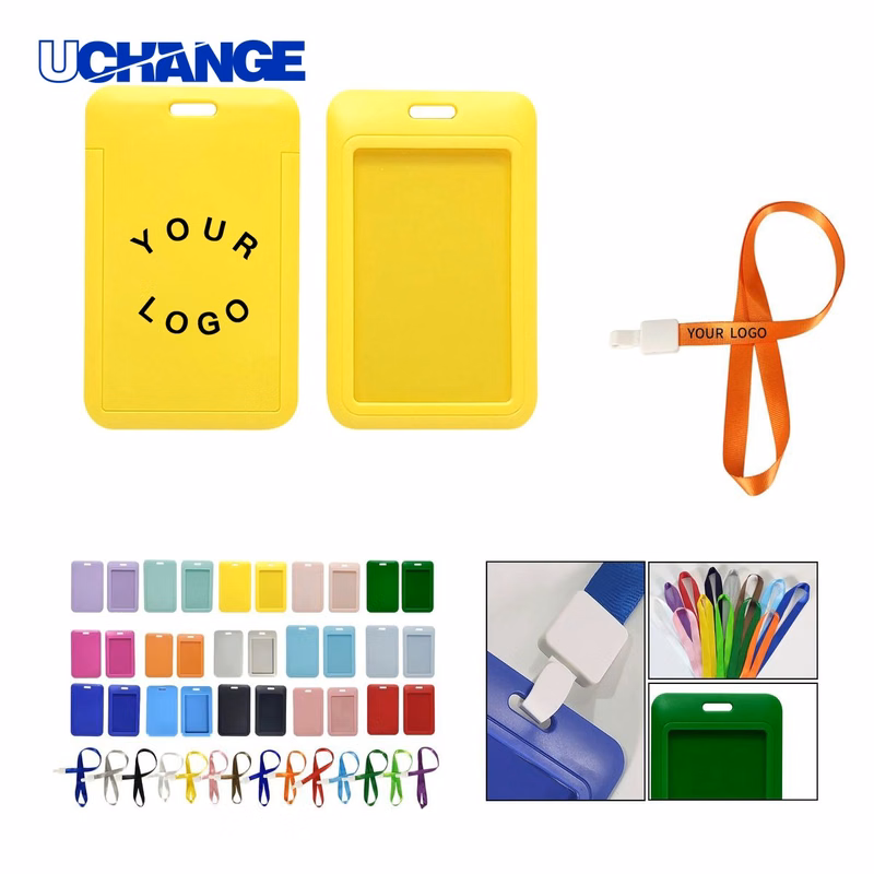ID Card Holder Sleeve with Lanyard Full Color
