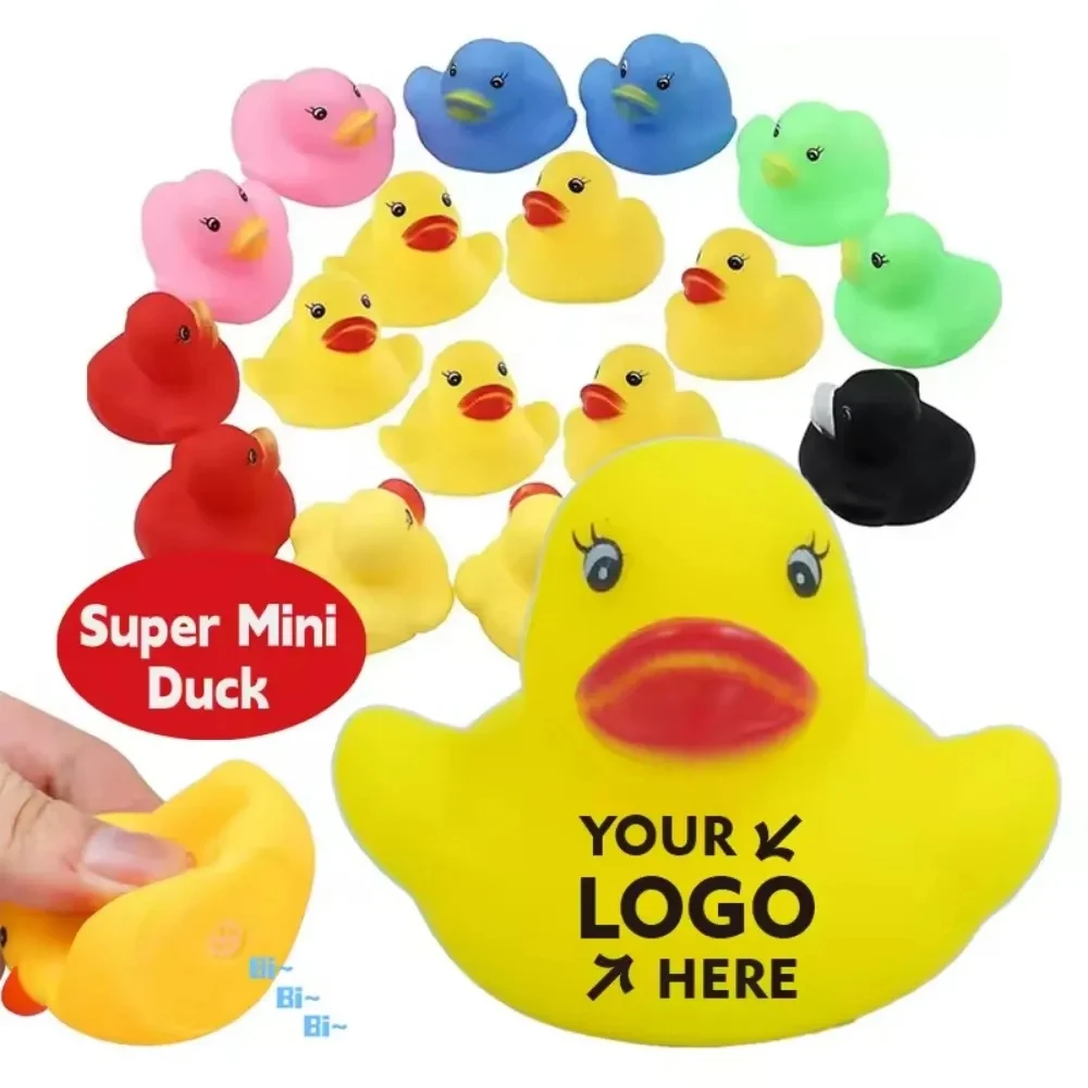 Pastel Glitter Rubber Ducks 1