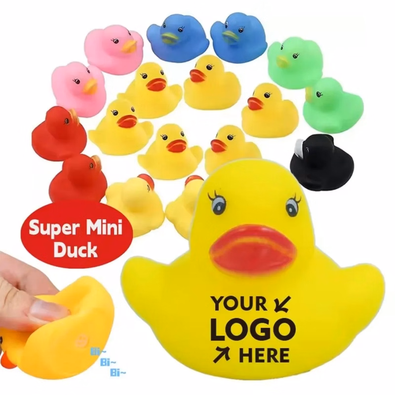 Pastel Glitter Rubber Ducks