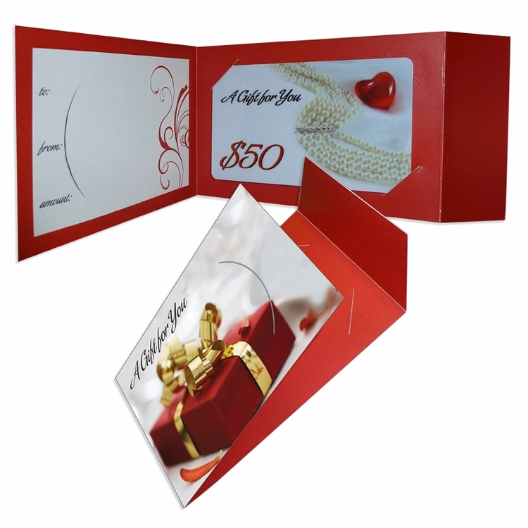 Side Fold Card Holder - 4 1/8" x 2 7/8"