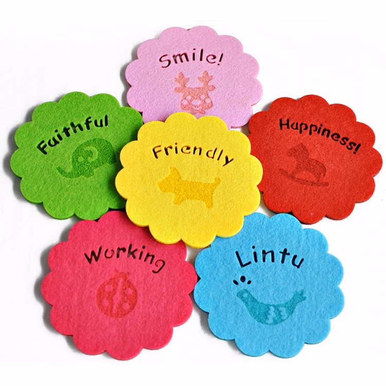 Personality Felt Coaster
