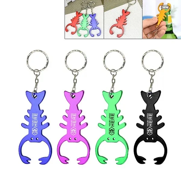 Lobster Shape Bottle Opener Key Chain 1