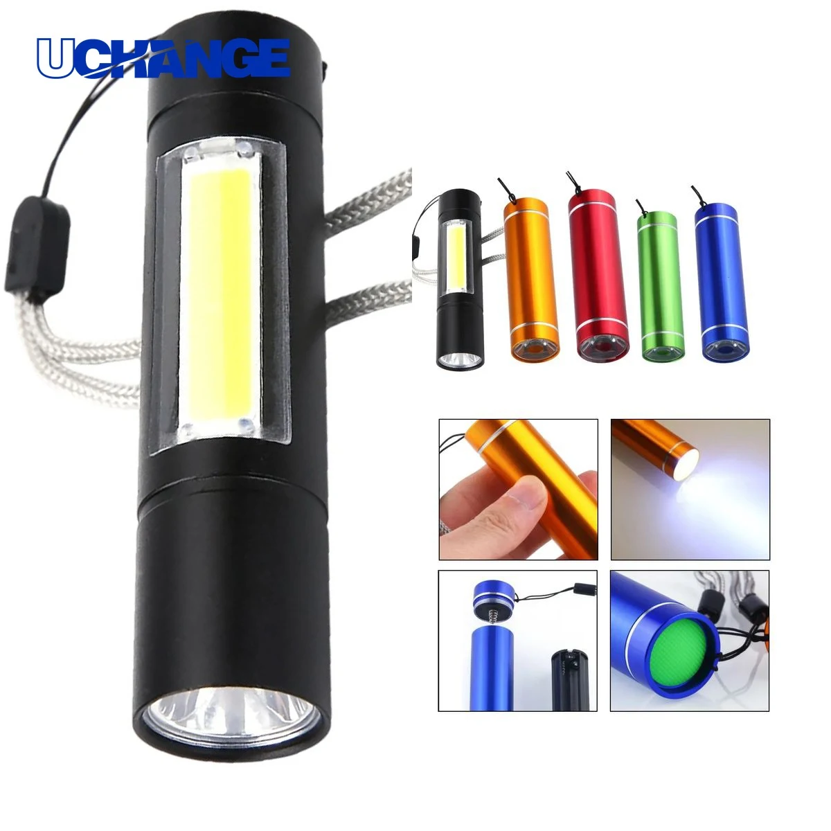 Portable Aluminum LED Flashlight Tool 1