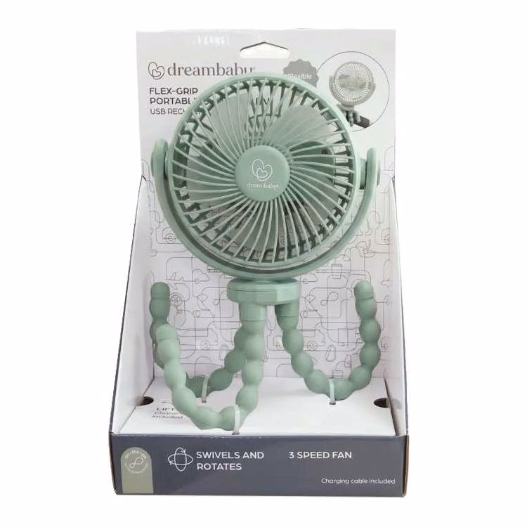 Dreambaby USB Rechargeable Fans - Sage