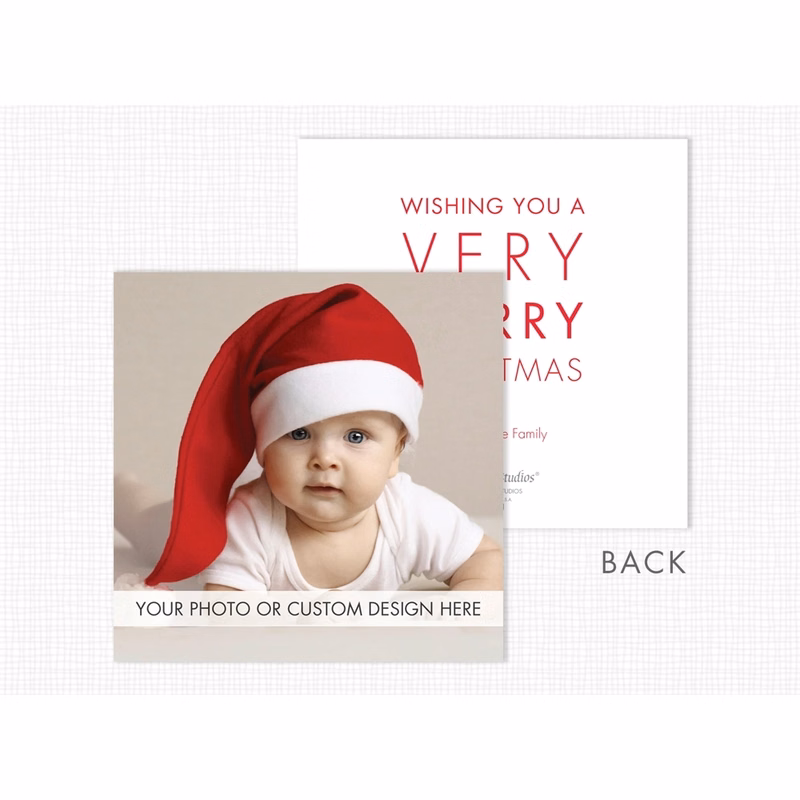 Custom Photo Card (Square, Flat)