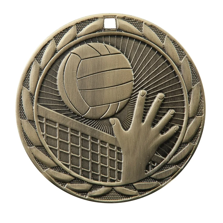 Volleyball Fe Iron Medal 2" 1