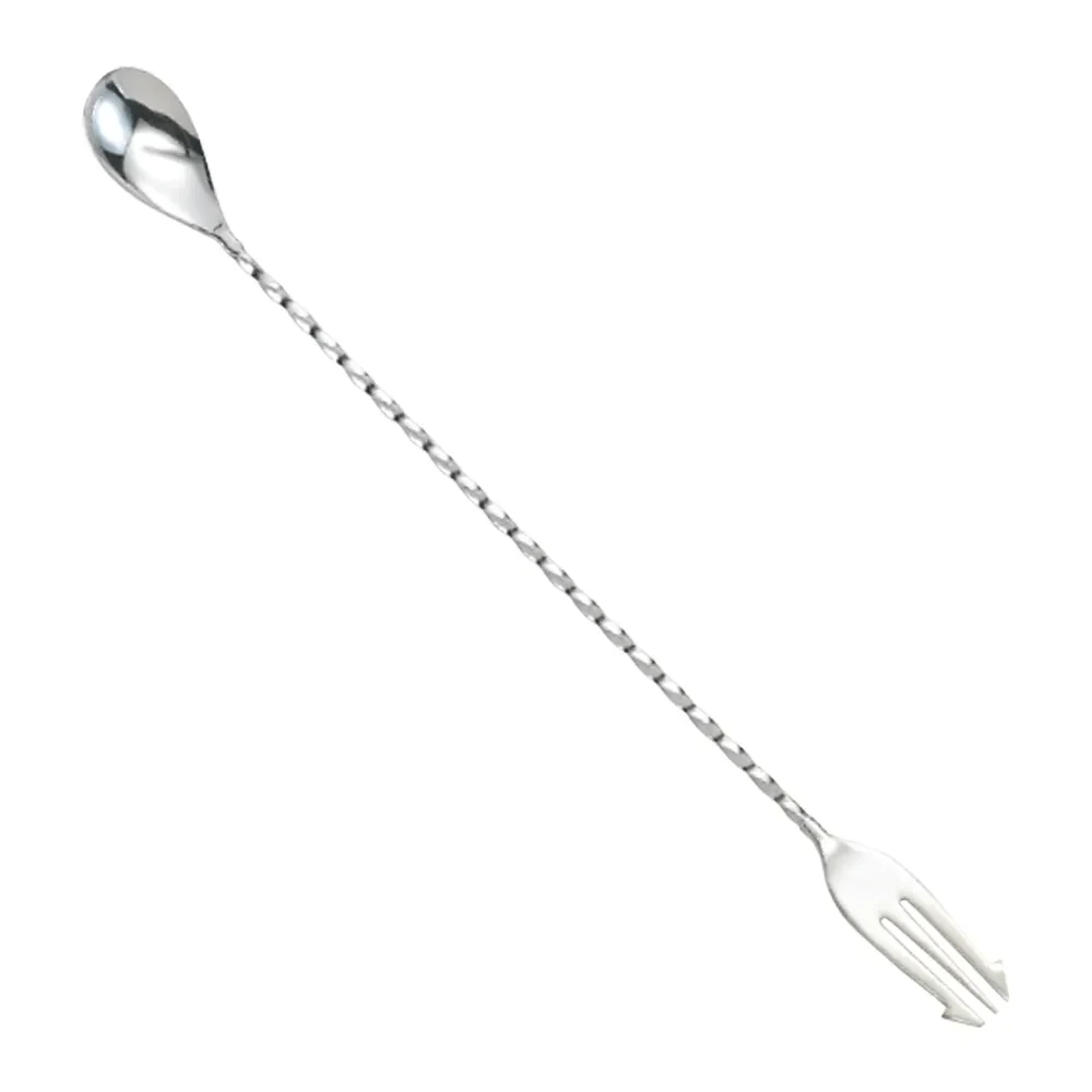 31.5 cm Bar Spoon with Fork End 1