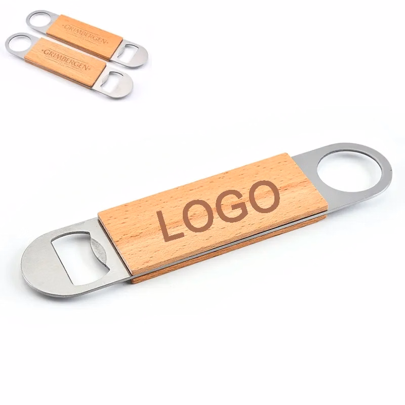 Laser Etched Wooden Bottle Opener