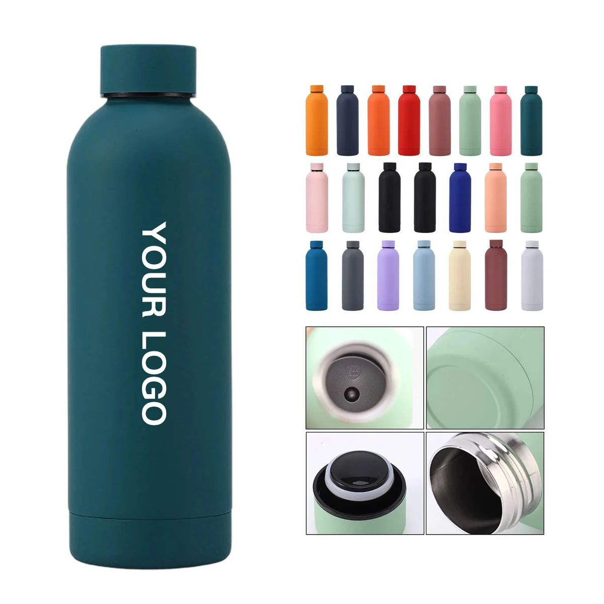 Portable Stainless Steel Bottle with Handle 16oz 1