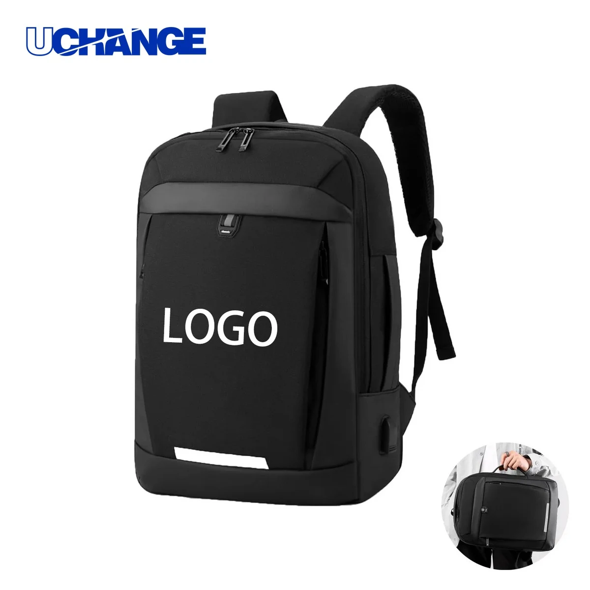 Expandable Waterproof Travel Computer Backpack Multi-Function 1