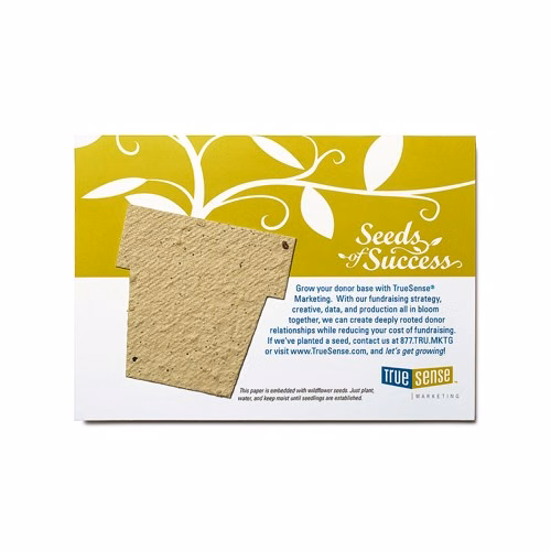 Seed Paper Shape Postcard - Large