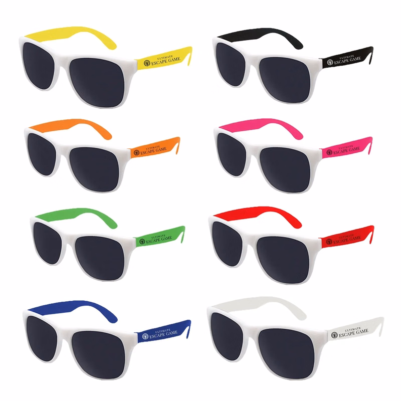 White Trim Sunglasses