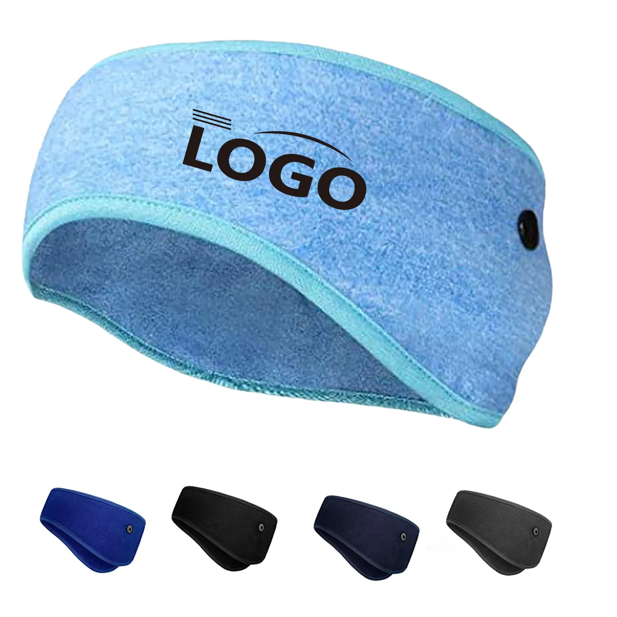 Ear Warmer Band with button 1