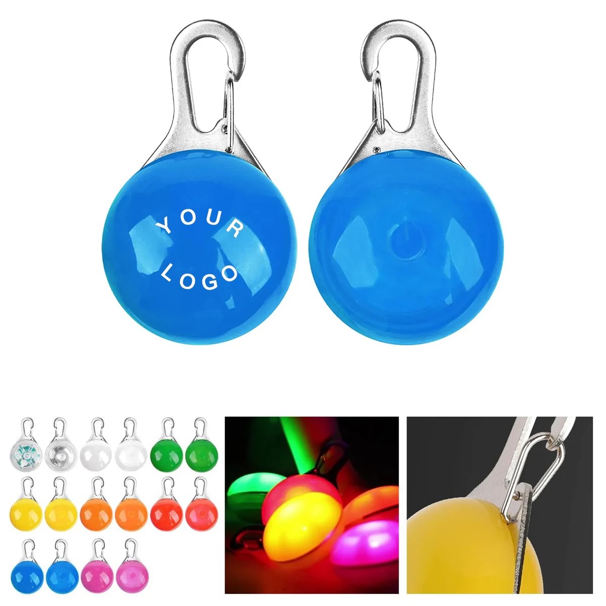 Glow Safety Light for Pet Collars or Leashes 1