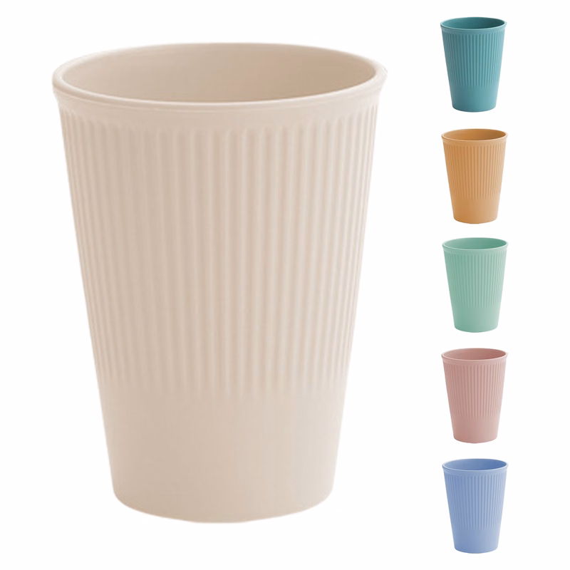 12oz PP Vertical Striped Cup