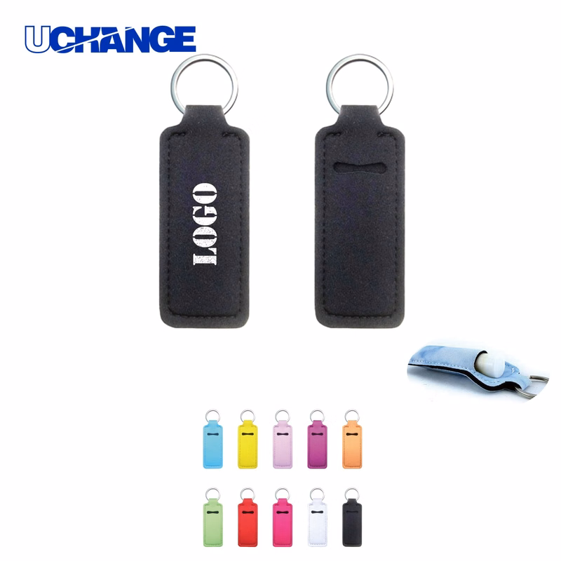 Neoprene Lipstick Keychain Holder