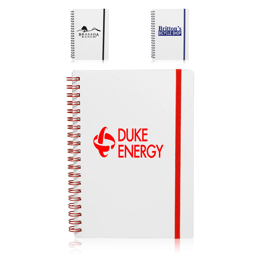 Spiral Notebook with Color Accent - 5" W x 7" H 1