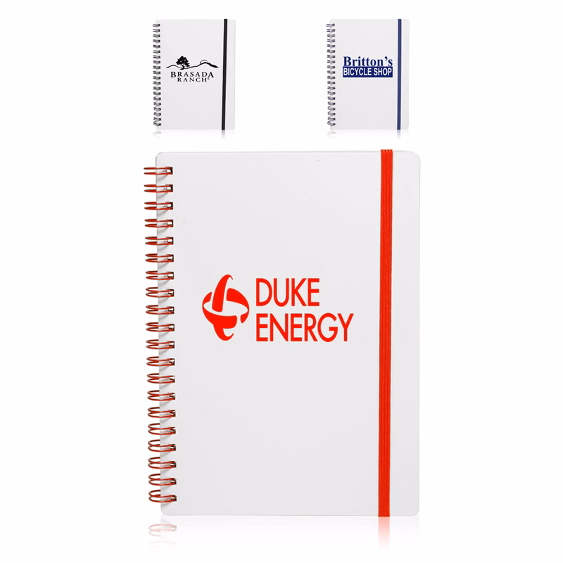 Spiral Notebook with Color Accent - 5" W x 7" H