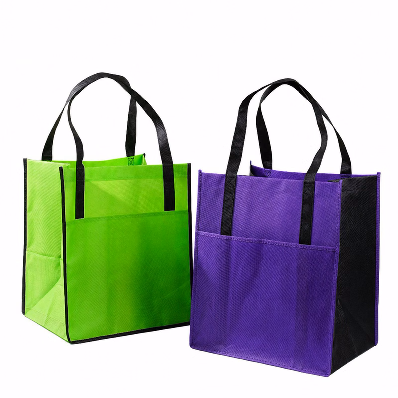 Large Non-Woven Tote with Front Pocket