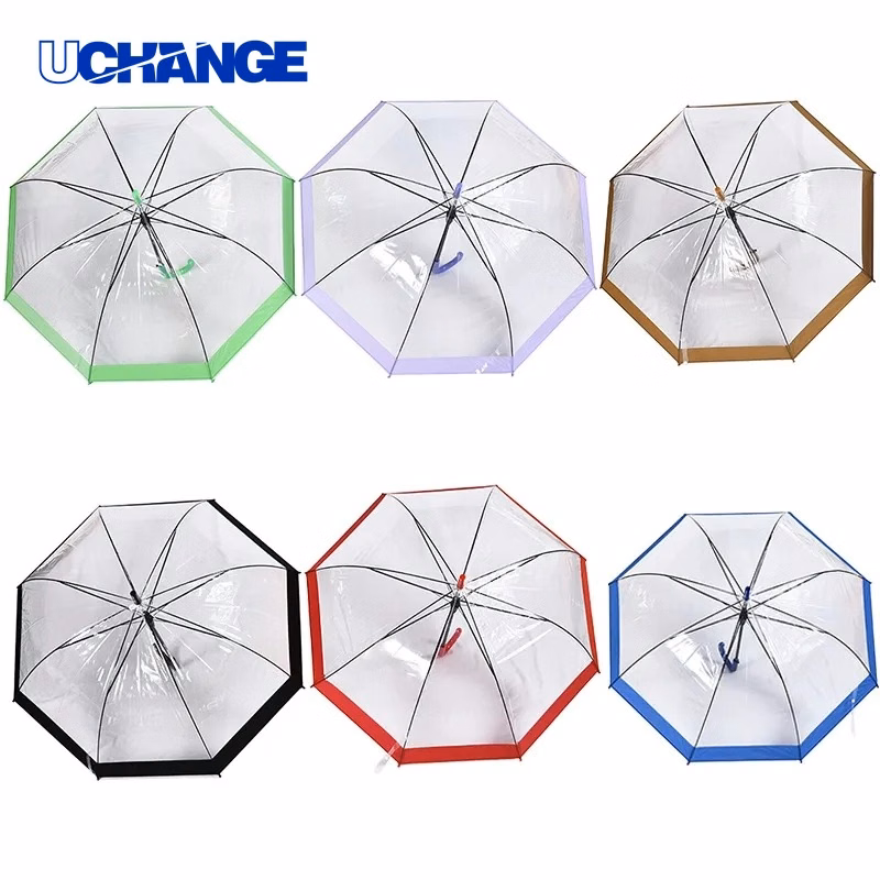 Clear Transparent Umbrella Minimalist Rain Cover