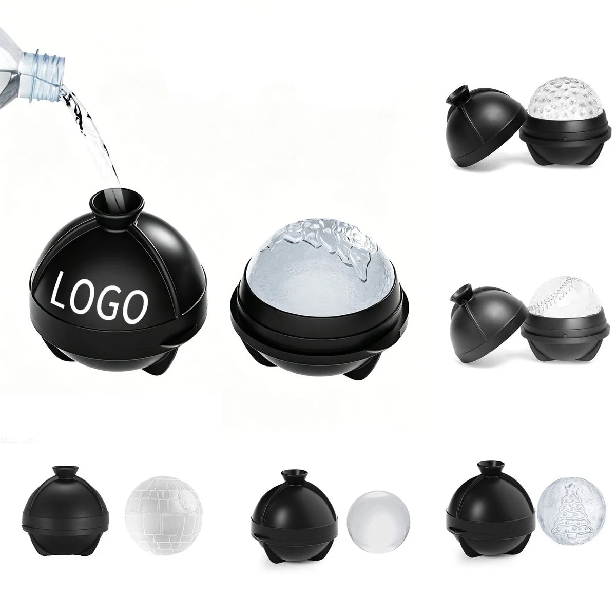 Food-Grade Silicone Round Ice Ball Mold 1