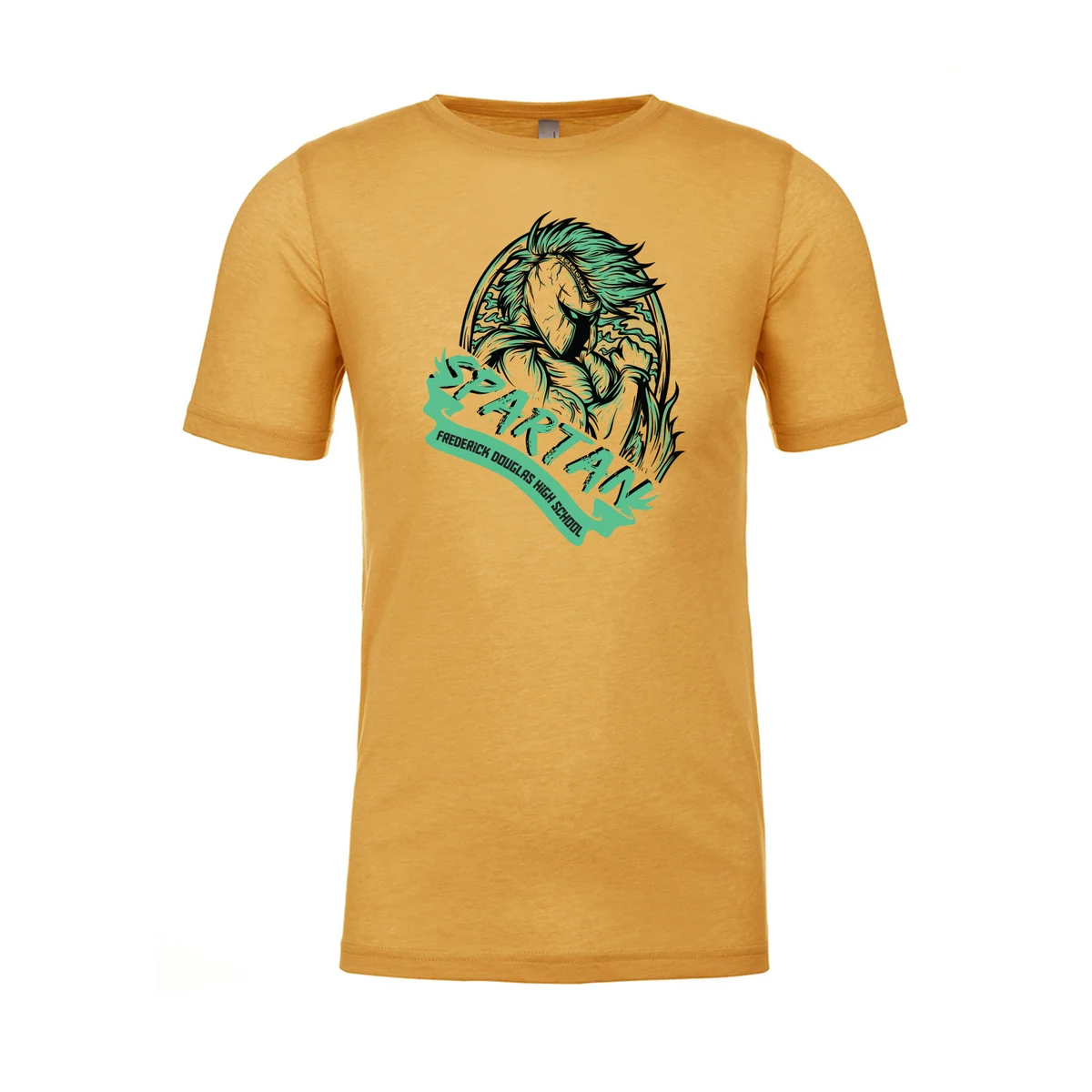Next Level™ 3.7 oz. Poly/Cotton Blend T-Shirt (2 Color Imprint) 1