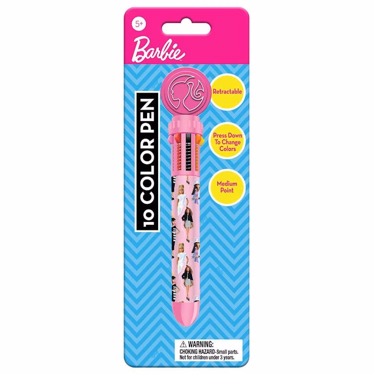 Barbie 10-Color Pens