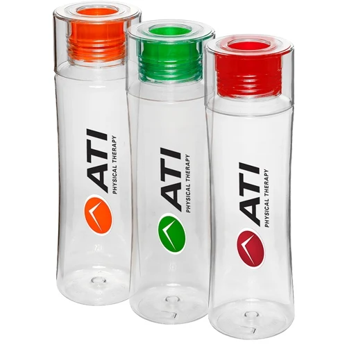 20 oz Silicone Accent Water Bottle 1