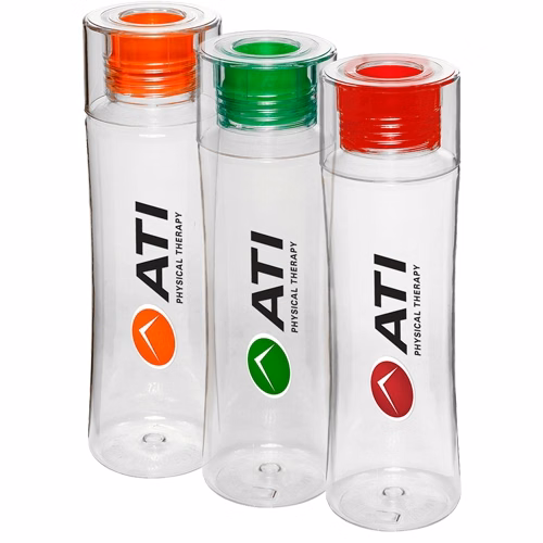20 oz Silicone Accent Water Bottle