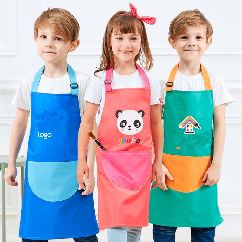 Waterproof High Quality Child Apron w/o Sleeves