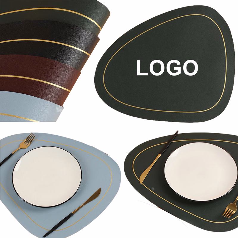 Drop-shaped Western Food Mat