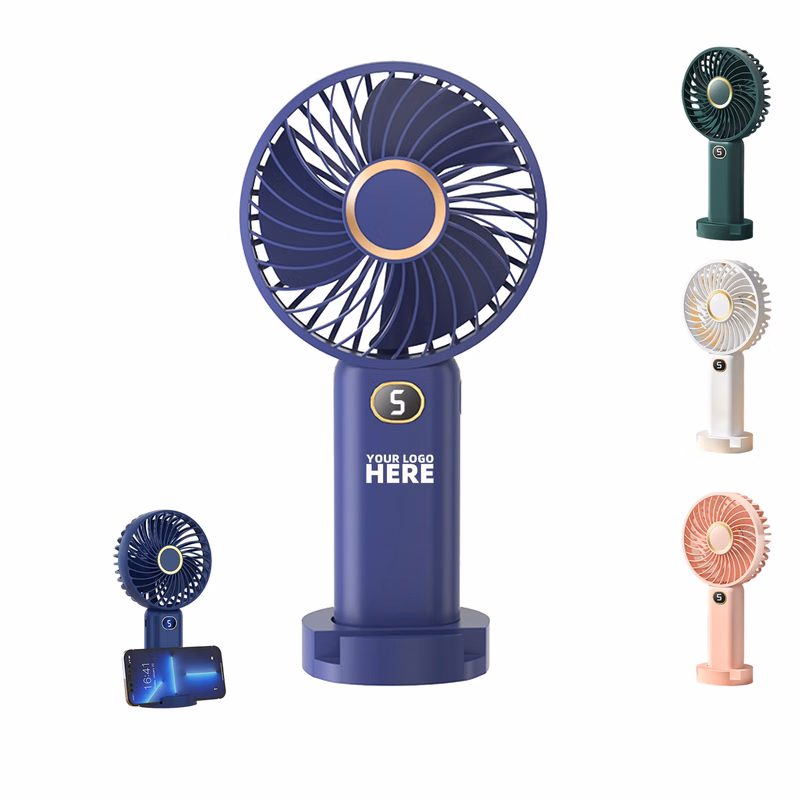 5 Speed Handheld Fan With Stand