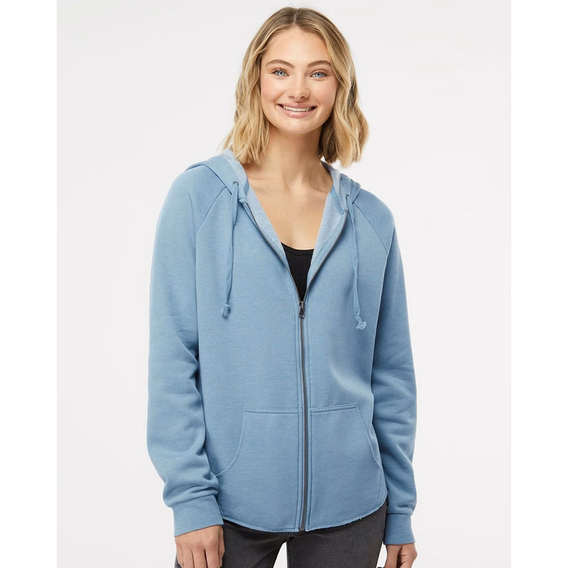 Women's California Wave Wash Full-Zip Hooded Sweatshirt - PRM2500Z