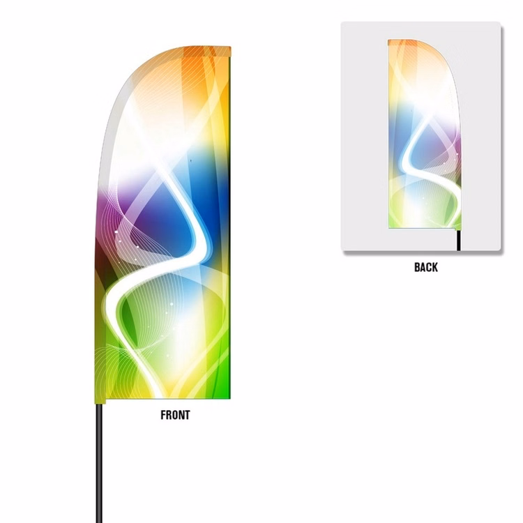 Flex Banner™ Flag Only, Single-Sided 7' Advertising Flag outdoor feather flag