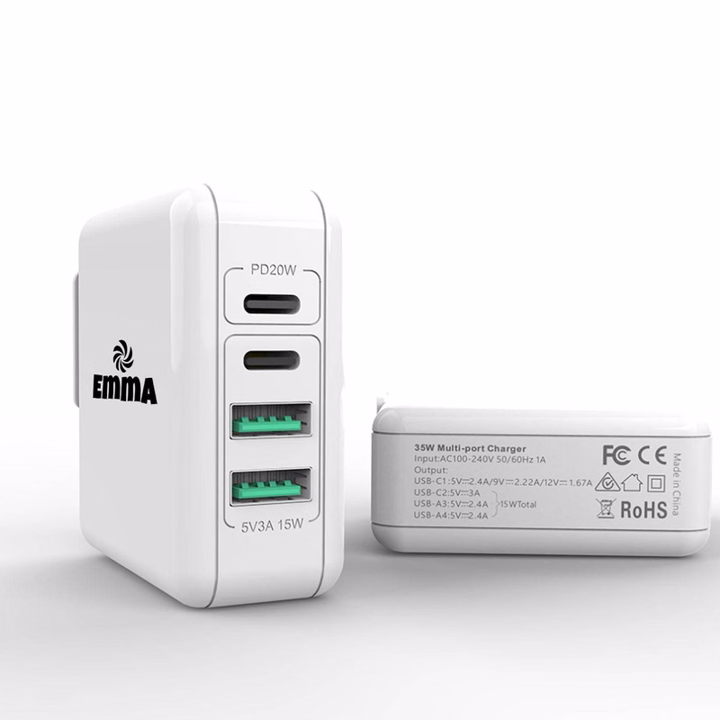 USB Multi Port Cell Phone Charging Head
