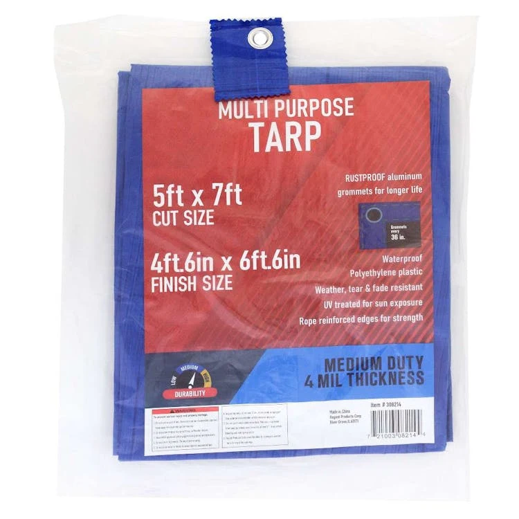 Multi-Purpose Tarps - 5' x 7' 1