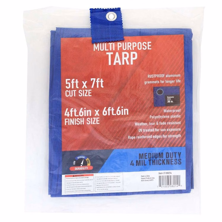 Multi-Purpose Tarps - 5' x 7'