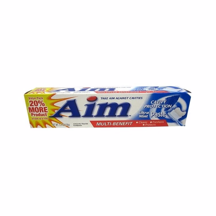 Aim Toothpaste Tubes - 5.5 oz Ultra Mint Paste