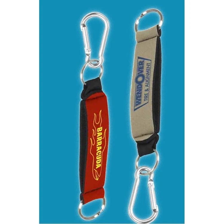 Carabiner Clip & 2 Key Rings 1
