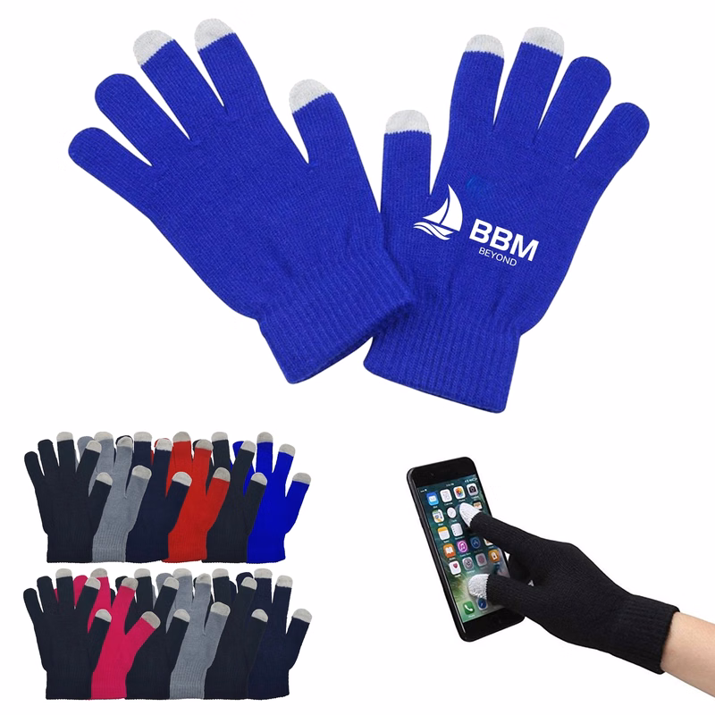 Warm Solid Touchscreen Gloves