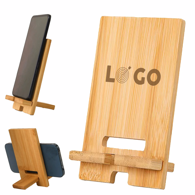 Eco-Friendly Bamboo Mobile Phone Stand Wooden Holder