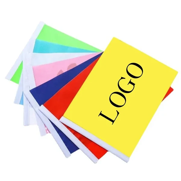 Custom Hand Signal Flag with Sturdy Dacron — Trade Shows & Outdoor Events Signage 1