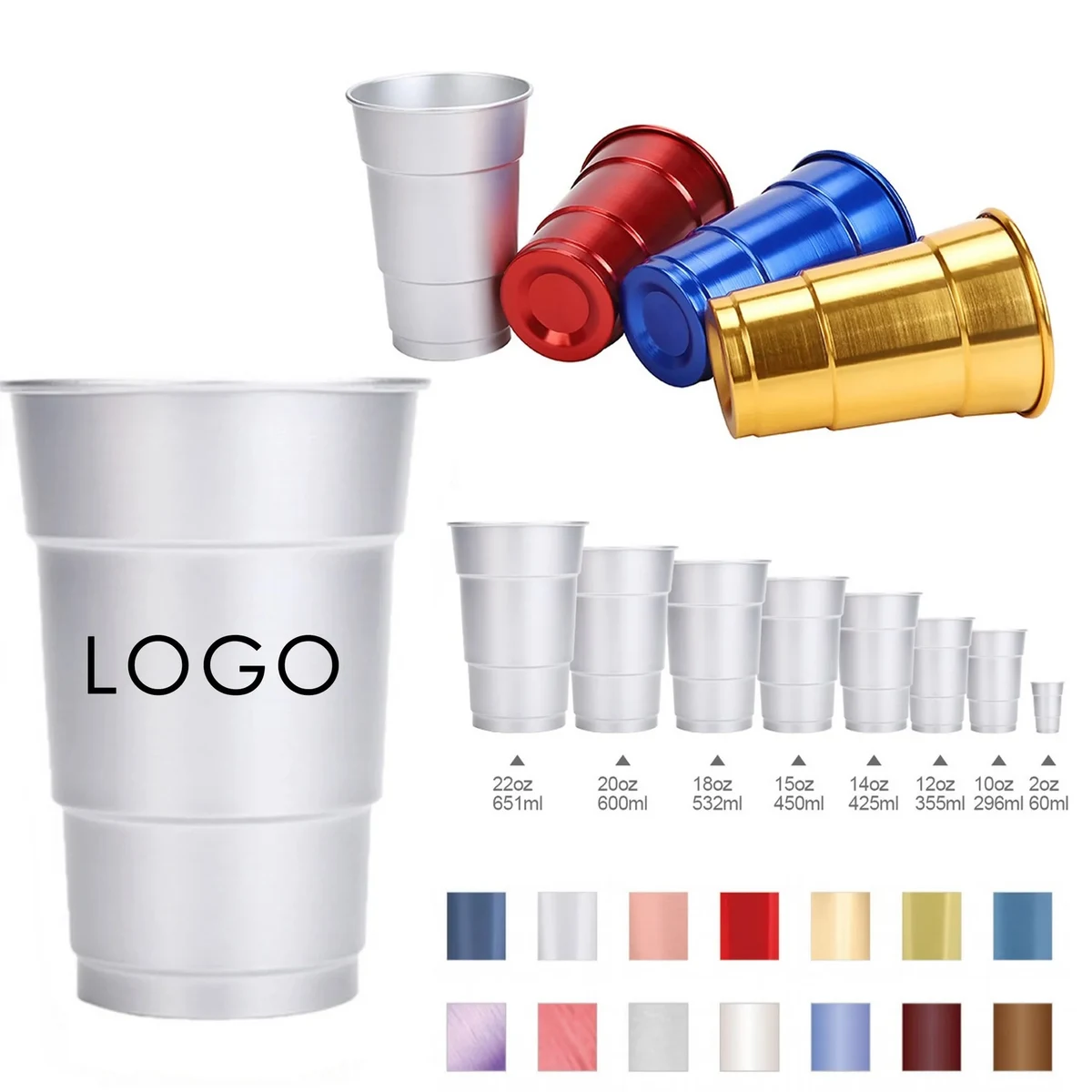 17 Oz Aluminum Cup 1