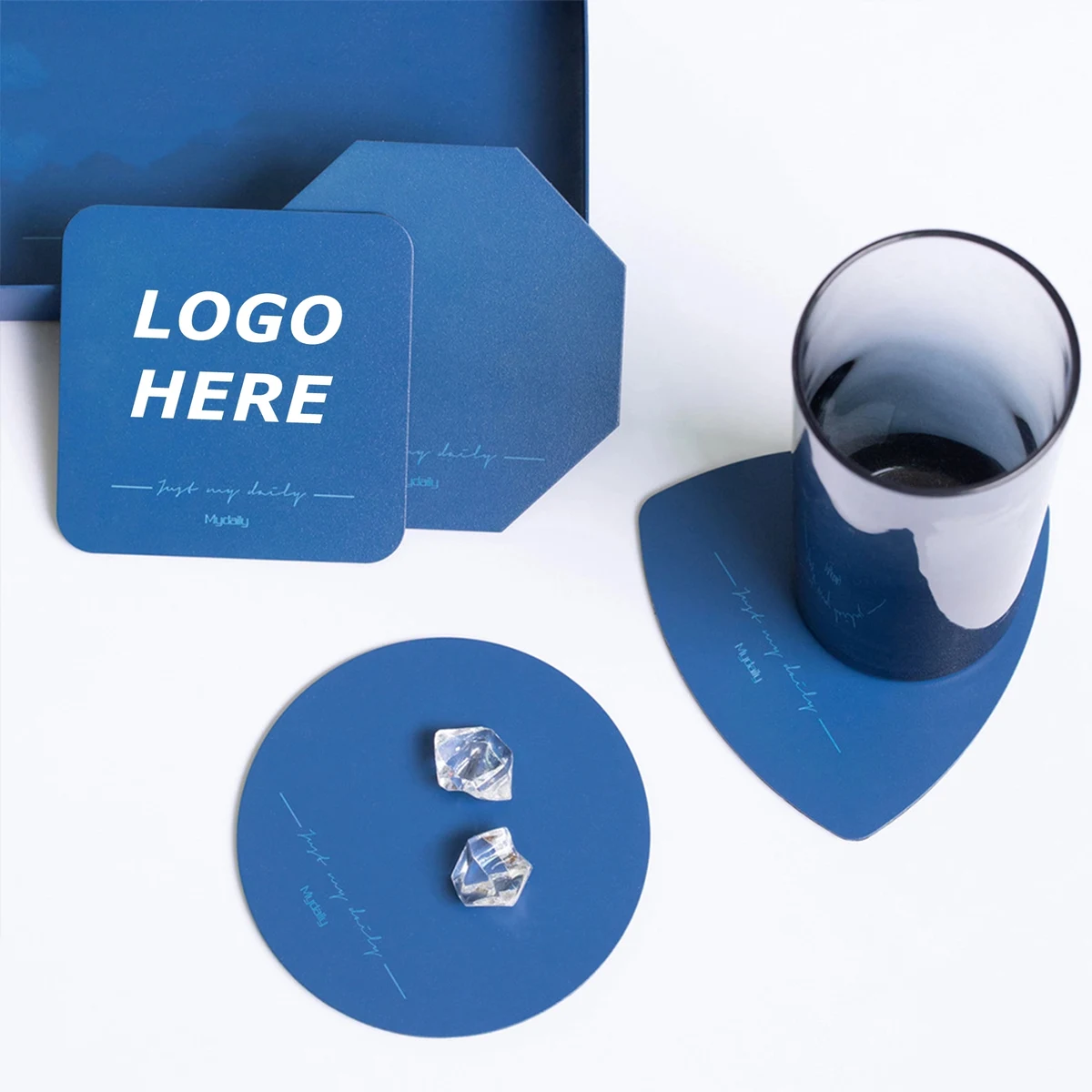 Klein Blue Coaster Rectangle Cup Wad MOQ 20PCS 1