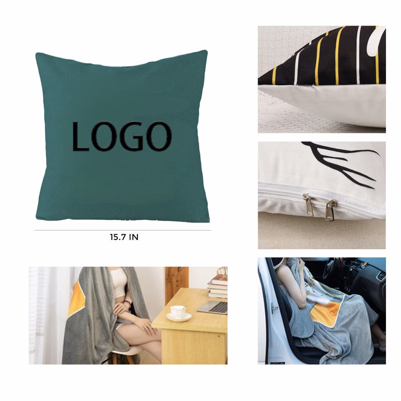 MOQ 10 PCS Comfortable Canvas Throw Pillow