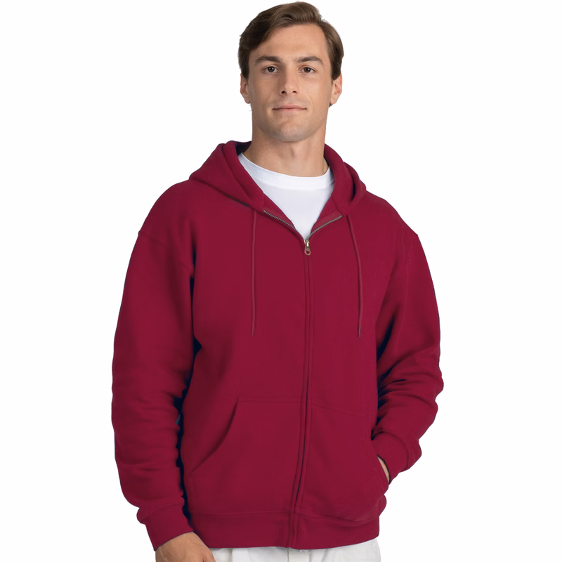 Adult Zip Front Hoodie