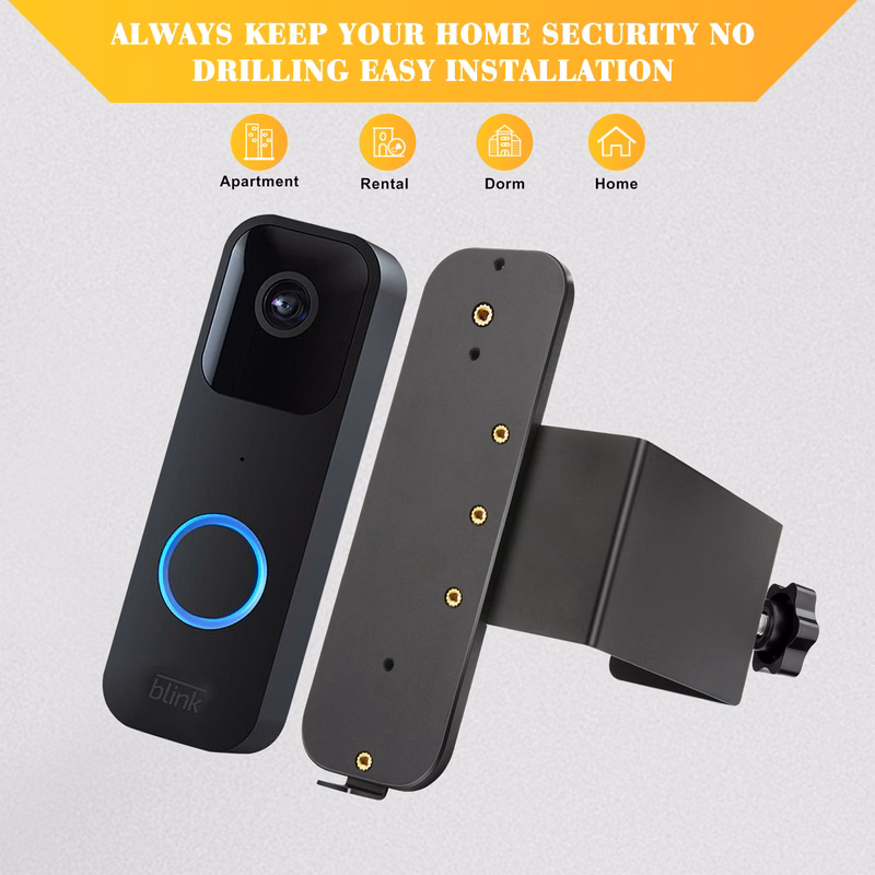 No-Drill Anti-Theft Doorbell Mount w/ Secure Clamp