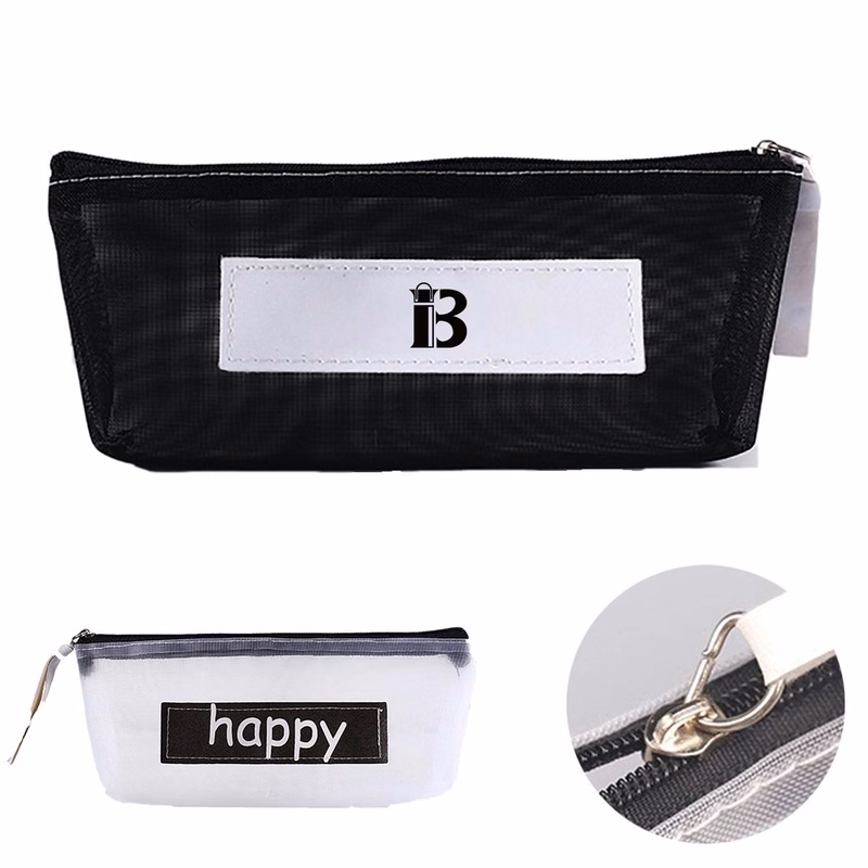 Transparent Mesh Pencil Case