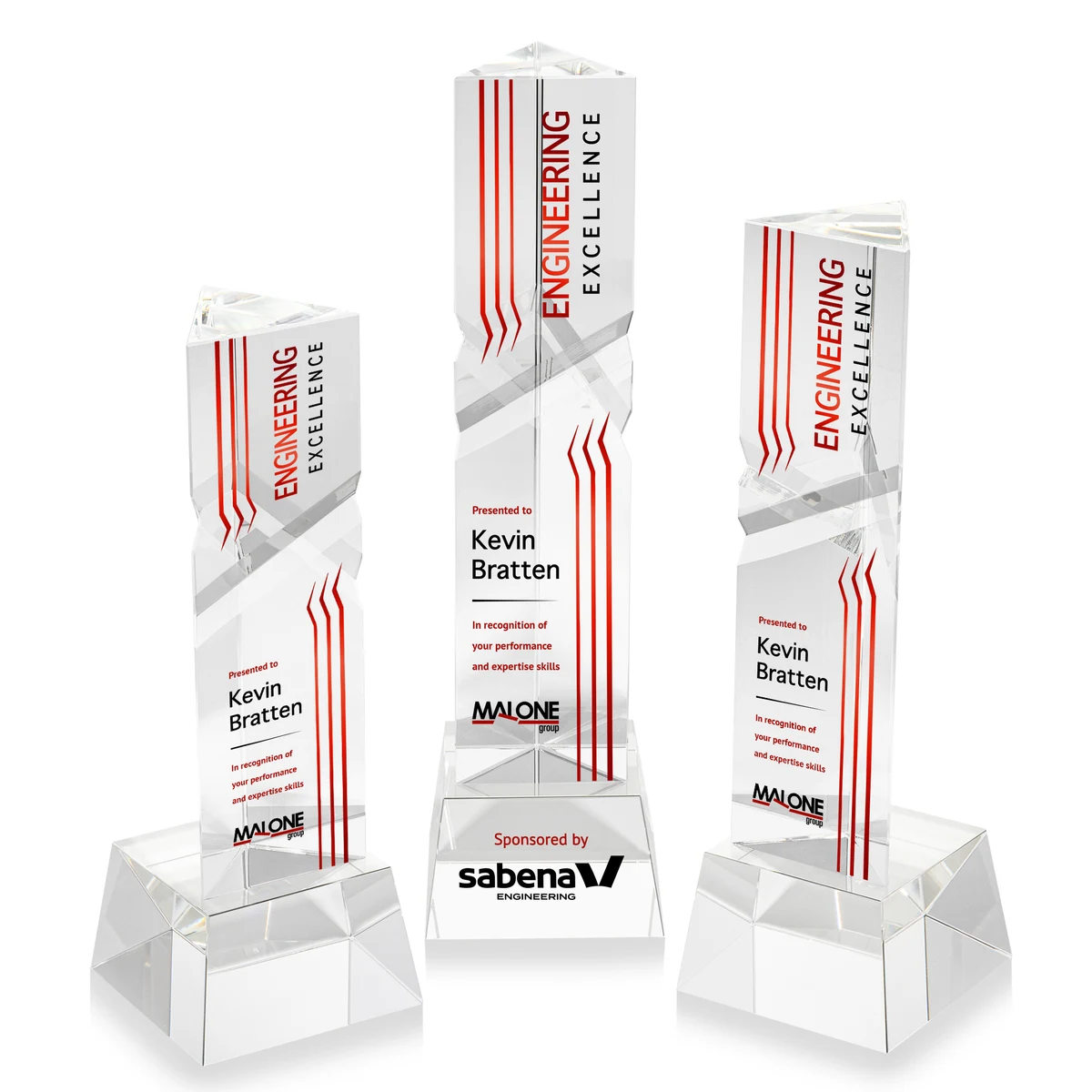 Oakham VividPrint™ Award on Robson Base - Clear 1