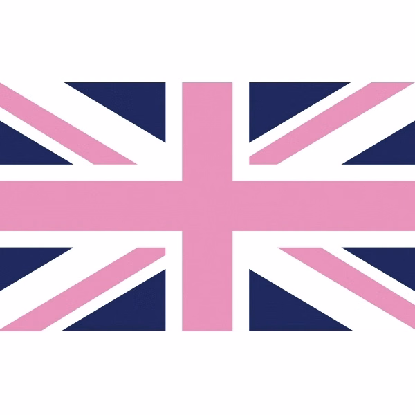 England Blue Antenna Flag